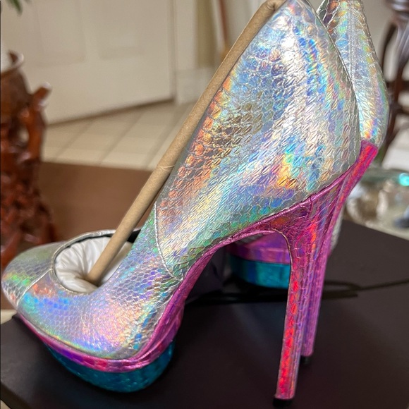 Brian Atwood Fontanne platform a ray of rainbow sunshine Fontanne size 6m - Picture 3 of 14